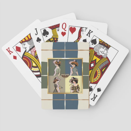 Omarm je Nest Speelkaarten (verschillende vormen) (Achterkant)