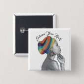 Omarm je Roots Revers Button (Voorkant /achterkant)