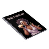 Omarm je schoonheid: zelfliefde Notitieboek (Rechterzijde)