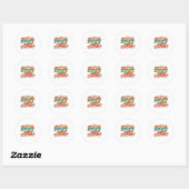 Omarm je Superpower Ronde Sticker (Vel)