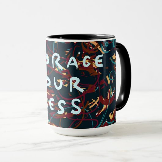 Omarm je troep mok (Voorkant rechts)