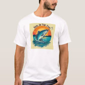 Omarm je vispassie t-shirt (Voorkant)