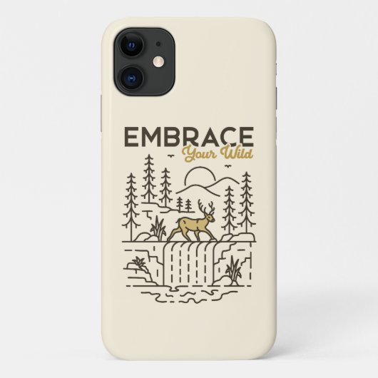 Omarm je wild Case-Mate iPhone case (Achterkant)