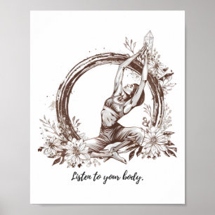 Omarm je Zen - Yoga en meditatie geïnspireerde kun Poster