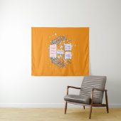 Omarm jezelf met een positief ontwerp wandkleed (In Situ (horizontaal))