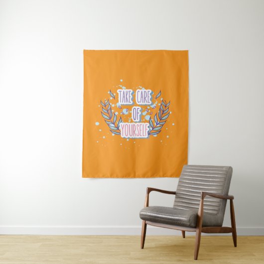 Omarm jezelf met een positief ontwerp wandkleed (In situ)