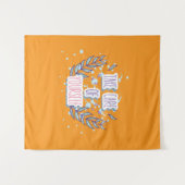 Omarm jezelf met een positief ontwerp wandkleed (Voorkant (horizontaal))