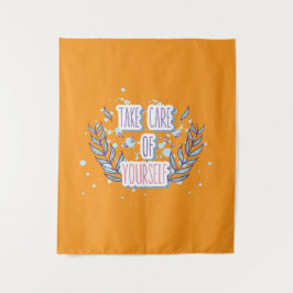 Omarm jezelf met een positief ontwerp wandkleed