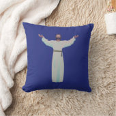 Omarm Jezus - kussensloop in donkerblauw Kussen (Deken)