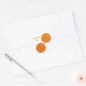 Omarm Joy Daisies Vierkante Sticker (Envelop)
