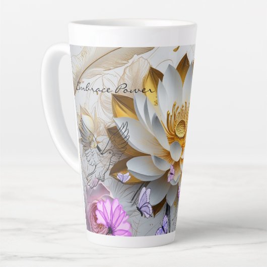 Omarm Kracht -Latte Mok (Linkerhoek)