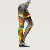 Omarm kunst met elke stap leggings (Rechts)