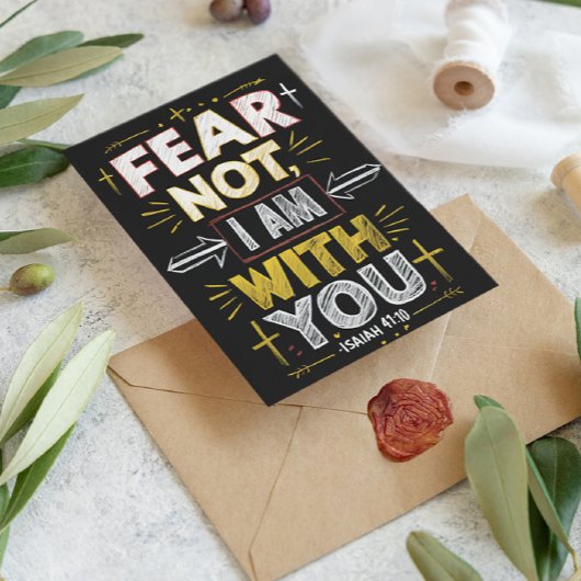 Omarm moed, ik sta aan jouw kant briefkaart