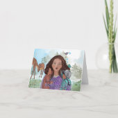 Omarm Moeder Natuur - Gevouwen Moederdag Kaart (Voorkant)