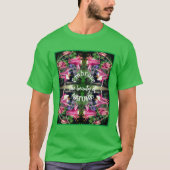 Omarm Natuur Bloemen Inspirerend T-shirt (Voorkant)