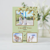 Omarm Natuurlijke Elegantie Bedankkaart (Staand voorkant)