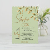 Omarm natuurlijke elegantie kaart (Staand voorkant)