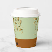 Omarm natuurlijke elegantie papieren bekers (Links)