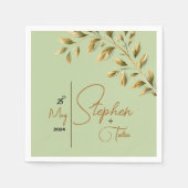 Omarm natuurlijke elegantie servet (Voorkant)