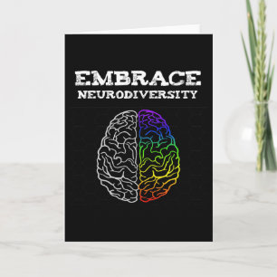 Omarm Neurodiversiteit Autisme Adhd Asd Regenboog Kaart
