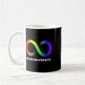 Omarm neurodiversiteit Autisme ADHD ASS Infinity R Koffiemok (Links)