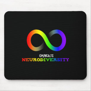 Omarm Neurodiversiteit Autisme ASS ADHD Regenboog Muismat