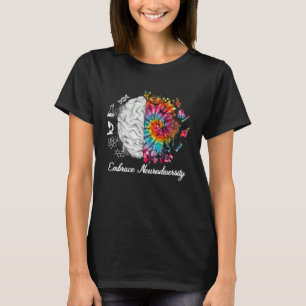 Omarm Neurodiversiteit Autisme Bewustzijn ASD Mann T-shirt