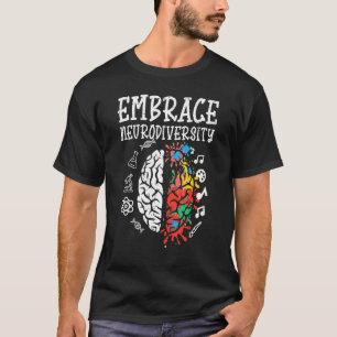Omarm Neurodiversiteit Autisme Bewustzijn ASD Mann T-shirt
