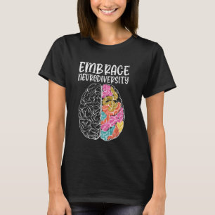 Omarm Neurodiversiteit Autisme Bewustzijn ASD Mann T-shirt