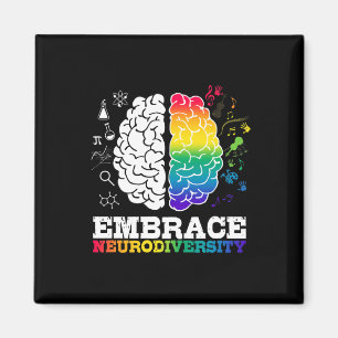 Omarm Neurodiversiteit Brein Cool Autisme Bewustzi Magneet