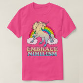 Omarm nihilisme nihilistische memen donkere Humor T-shirt (Design voorkant)