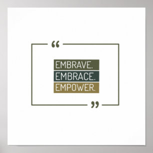 Omarm, Omhels, Empower Poster