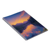 Omarm op een verborgen bos meer notitieboek (Rechterzijde)