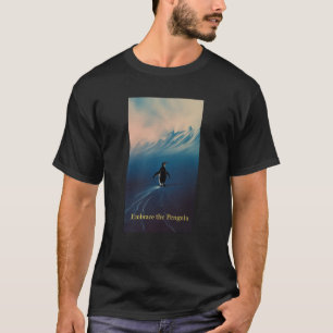 Omarm Pinguïn Meme T-shirt Grappig Viraal Internet