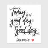 Omarm positiviteit: moderne handgeschreven typogra sticker (Vel)