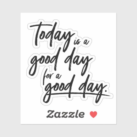 Omarm positiviteit: moderne handgeschreven typogra sticker (Vel)