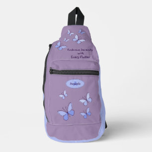 Omarm Serenity met Elke Flutter Violet Sling Bag