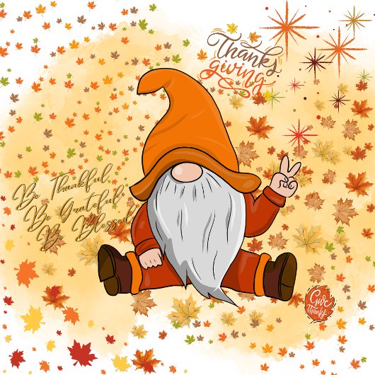 Omarm Thanksgiving: Kom samen om te vieren! Cadeaulabel