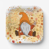 Omarm Thanksgiving: Kom samen om te vieren! Papieren Bordje (Voorkant)