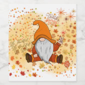 Omarm Thanksgiving: Kom samen om te vieren! Wijn Etiket (Enkel label)