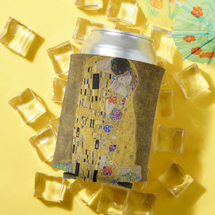 Omarm tijdloze passie: Gustav Klimt's De Kus Blikjeskoeler