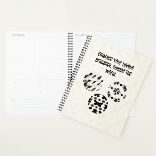 Omarm unieke brillantie, verander wereldimpact planner (Display)