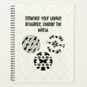 Omarm unieke brillantie, verander wereldimpact planner (Voorkant)