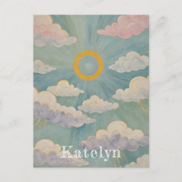 Omarm van de dageraad gepersonaliseerd briefkaart