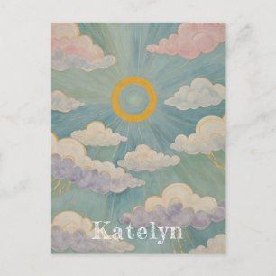 Omarm van de dageraad gepersonaliseerd briefkaart