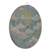 Omarm van de dageraad gepersonaliseerd dartbord (Voorkant Links)