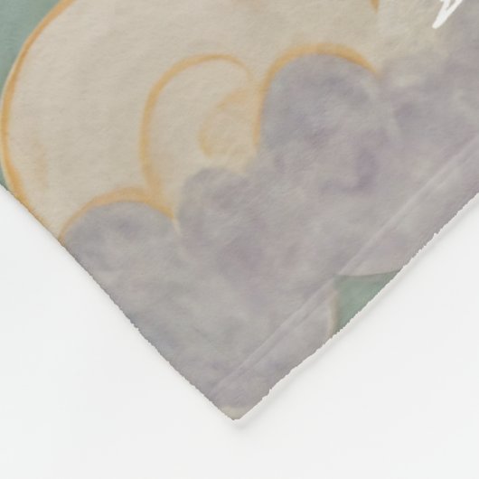 Omarm van de dageraad gepersonaliseerd fleece deken (Hoek)