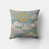 Omarm van de dageraad gepersonaliseerd kussen (Achterkant)