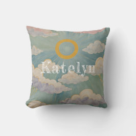 Omarm van de dageraad gepersonaliseerd kussen