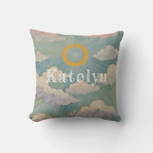 Omarm van de dageraad gepersonaliseerd kussen